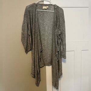 Nurture Gray Lightweight Cardigan Sweater